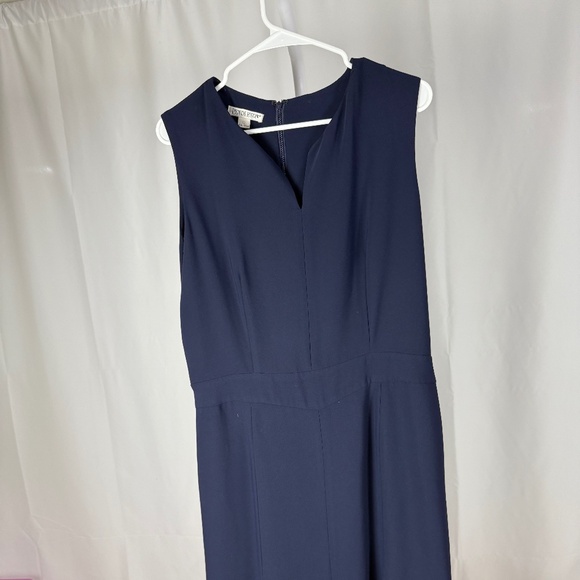 Pendelton Vintage Notched Neckline Sleeveless Dress, Career, Business, Dressy 10 - Picture 2 of 10